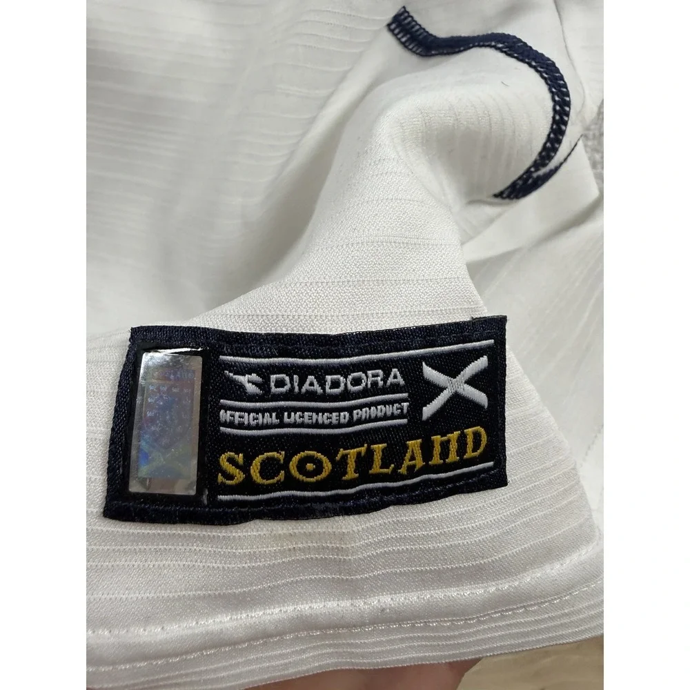 Scotland Away football shirt 2003 - 2005 White Diadora Woman Size 10 - Picture 14 of 15